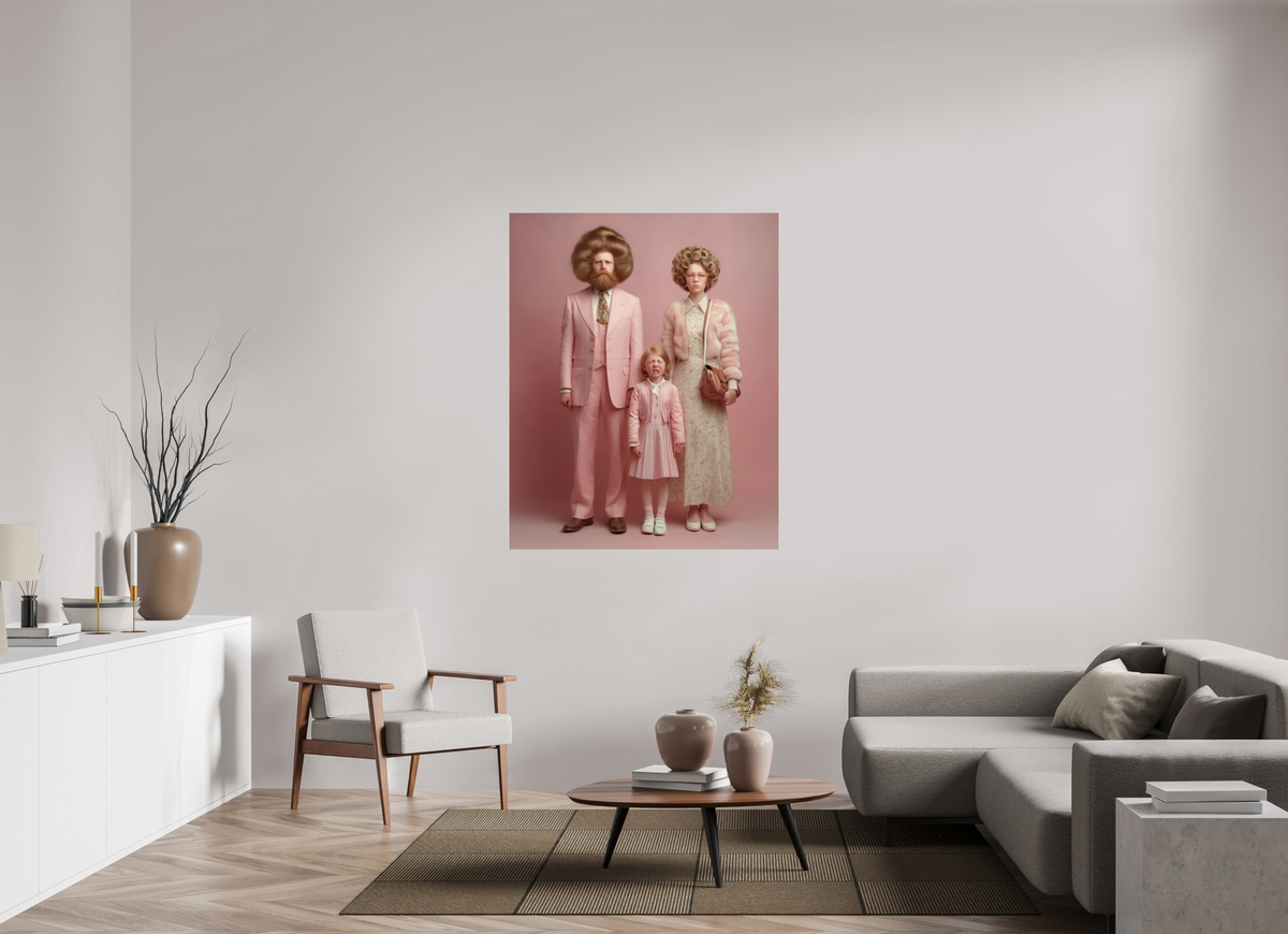 110 x 137,5 cm, Photo Print Under Acrylic Glass We are family VIII