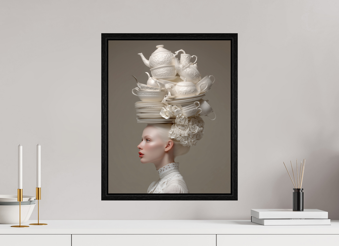 40 x 50 cm, Floater Frame Hairdo V