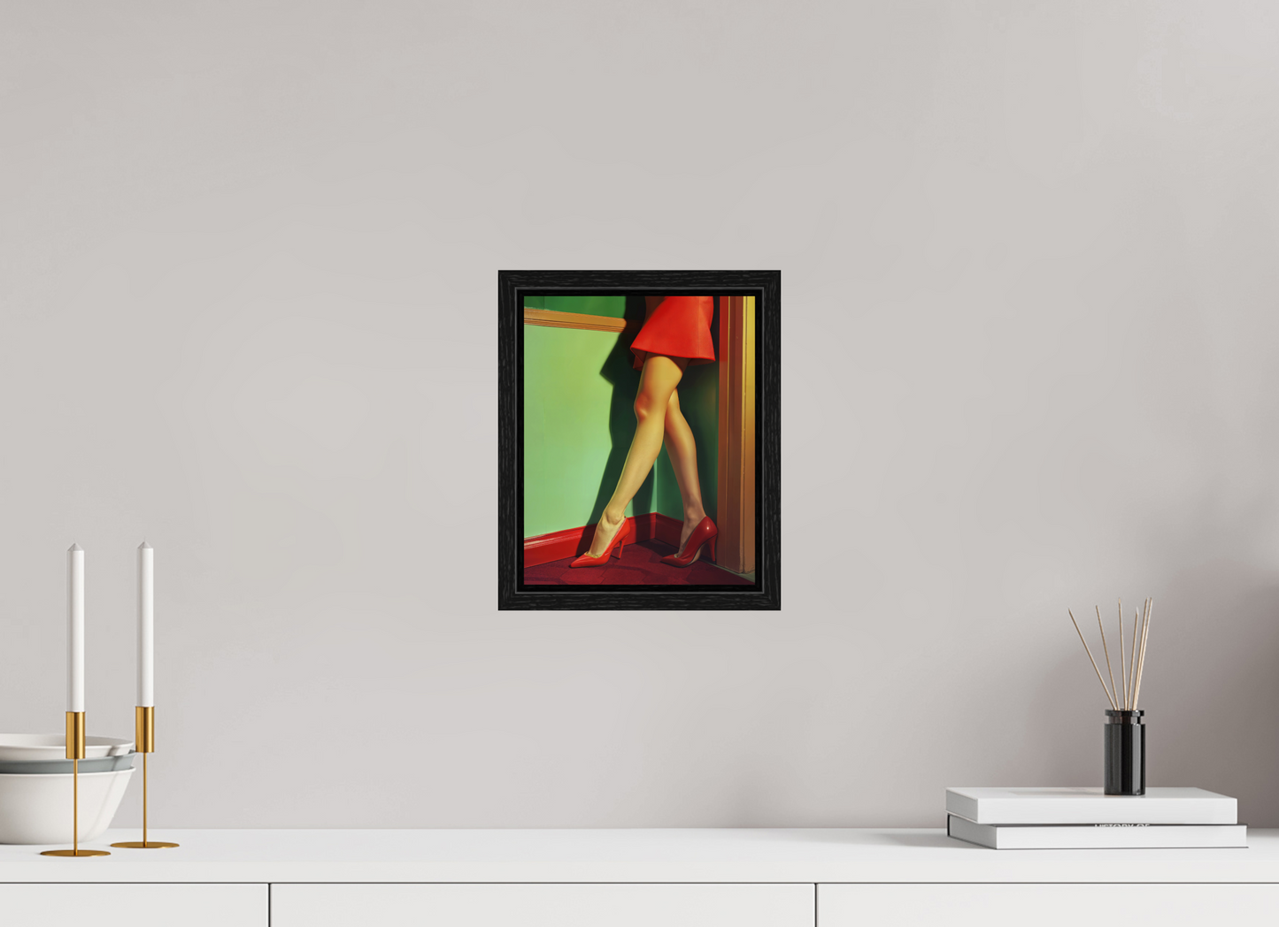 20 x 25 cm, Floater Frame Legs VI