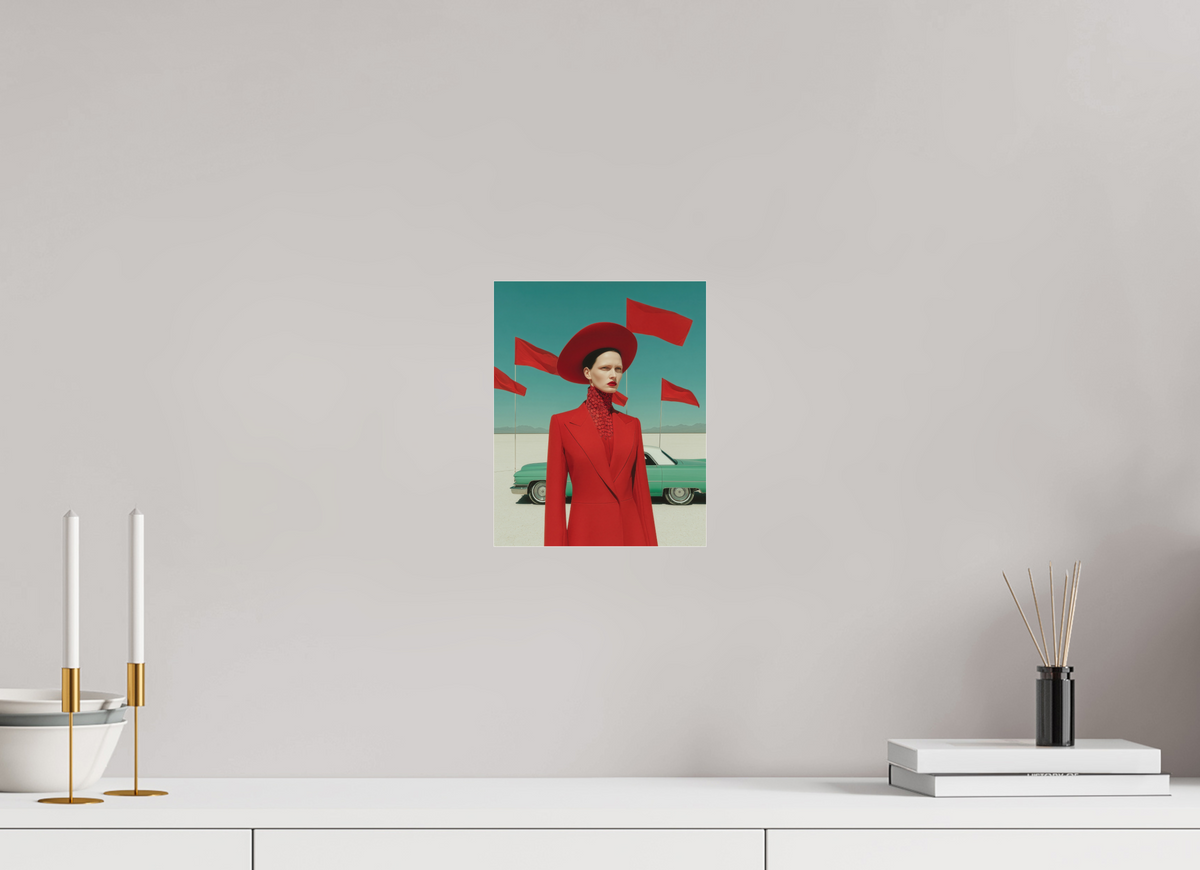 20 x 25 cm, Photo Print Under Acrylic Glass Red Horizon I