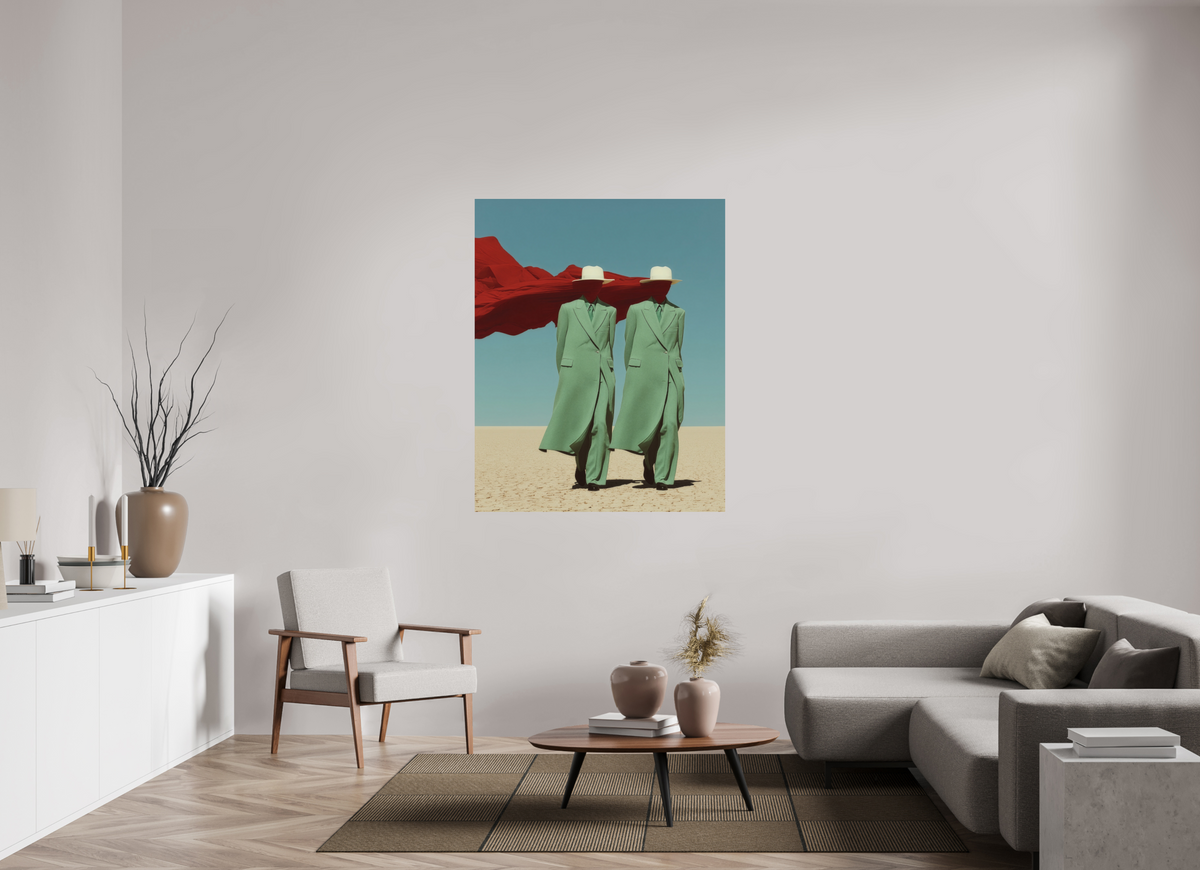 110 x 137,5 cm, Photo Print On Fuji Crystal DP II Red Horizon XIII