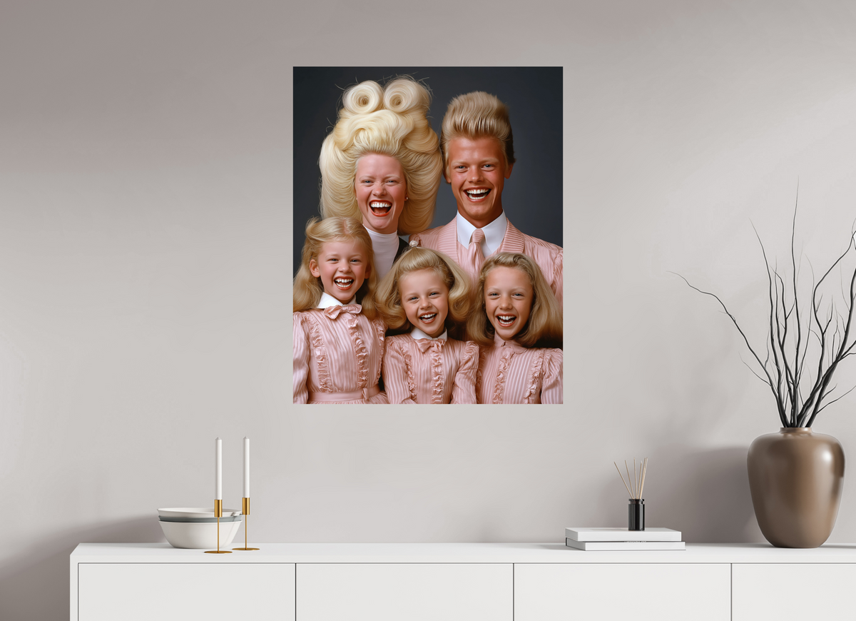 70 x 87,5 cm, Photo Print On Fuji Crystal DP II We are family