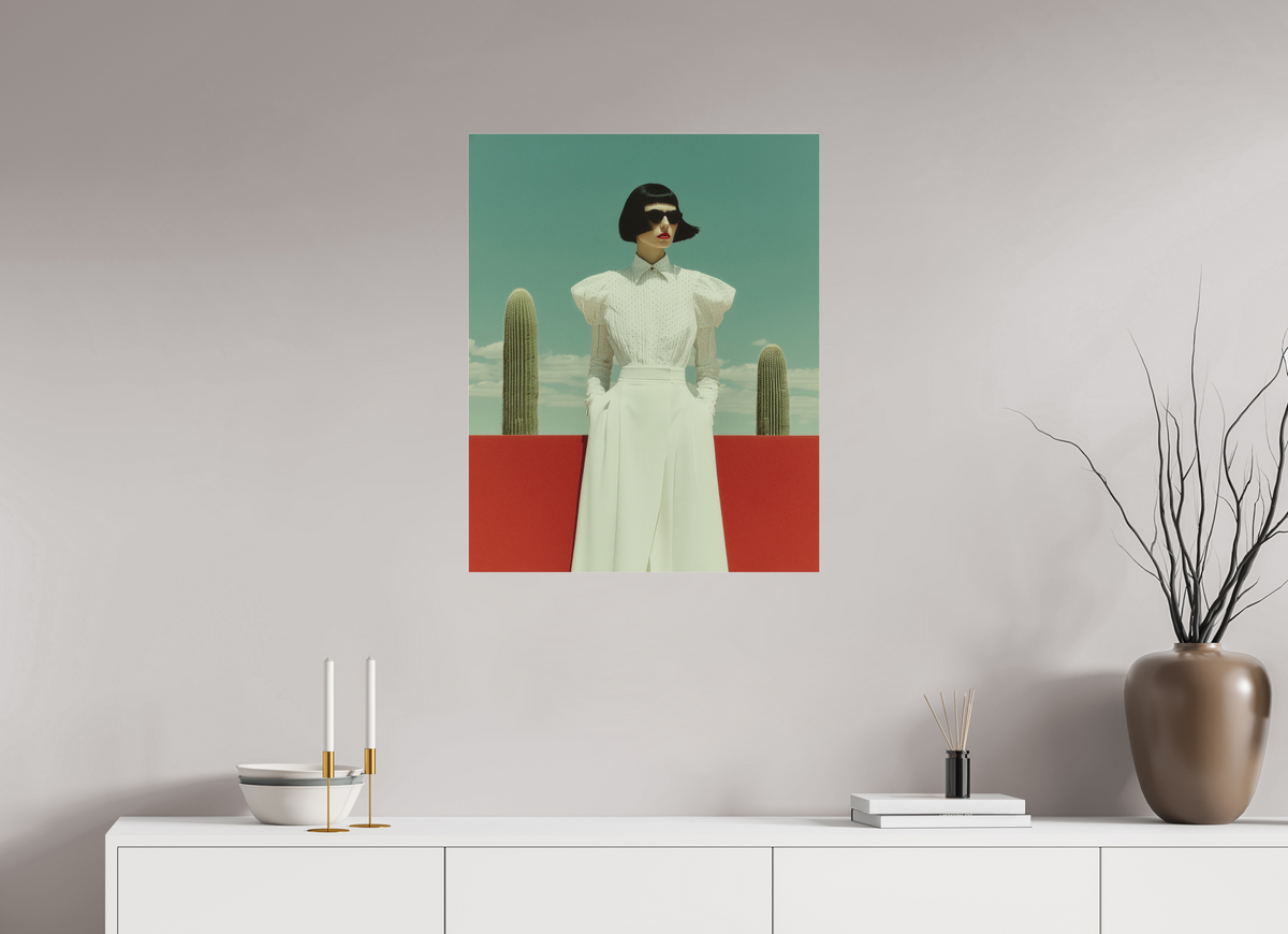 60 x 75 cm, Photo Print Under Acrylic Glass Red Horizon XII