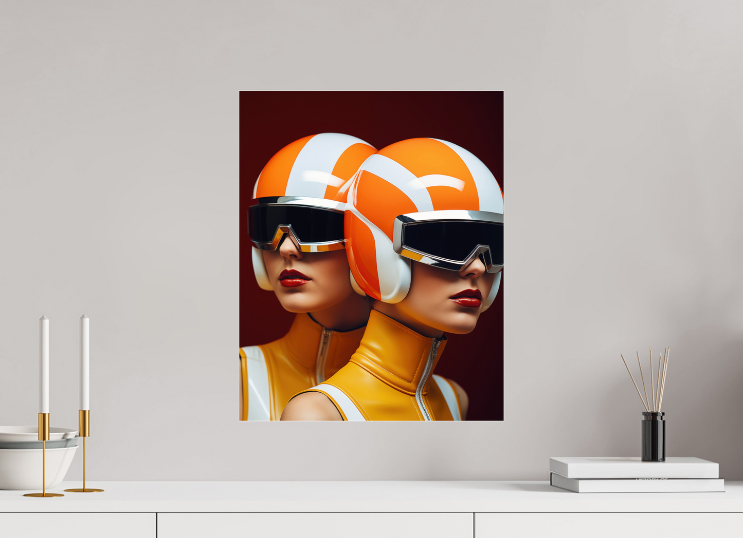 40 x 50 cm, Photo Print Under Acrylic Glass Rollerball IV