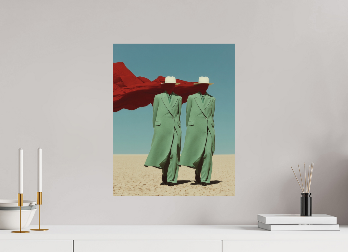 40 x 50 cm, Photo Print On Fuji Crystal DP II Red Horizon XIII