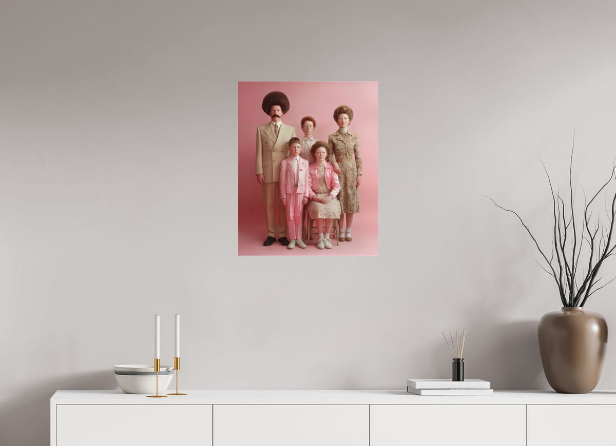 50 x 62,5 cm, Photo Print Under Acrylic Glass We are family V
