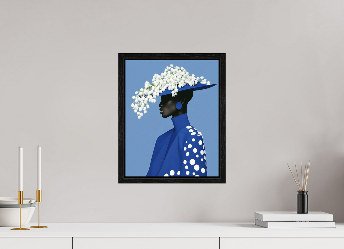 30 x 37,5 cm, Floater Frame Matisse Fashion XVII