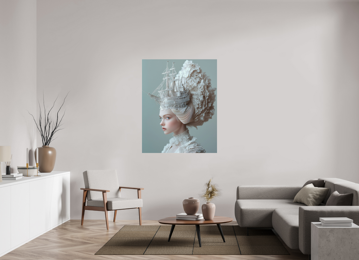 110 x 137,5 cm, Photo Print Under Acrylic Glass Hairdo XVII