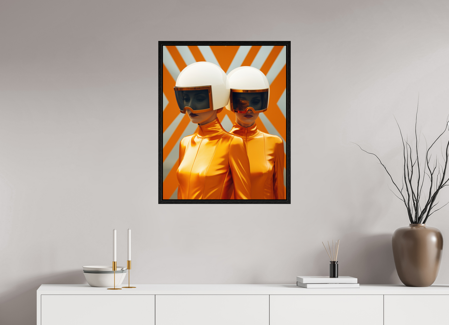 60 x 75 cm, Floater Frame Rollerball VIII