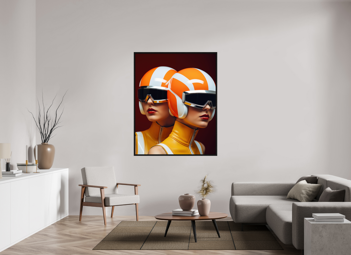 120 x 150 cm, Floater Frame Rollerball IV