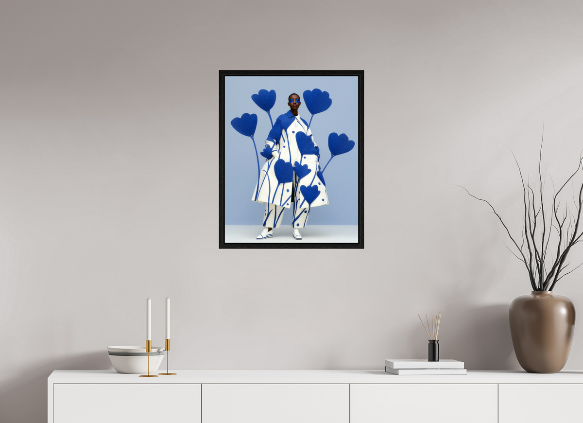 50 x 62,5 cm, Floater Frame Matisse Fashion XXII