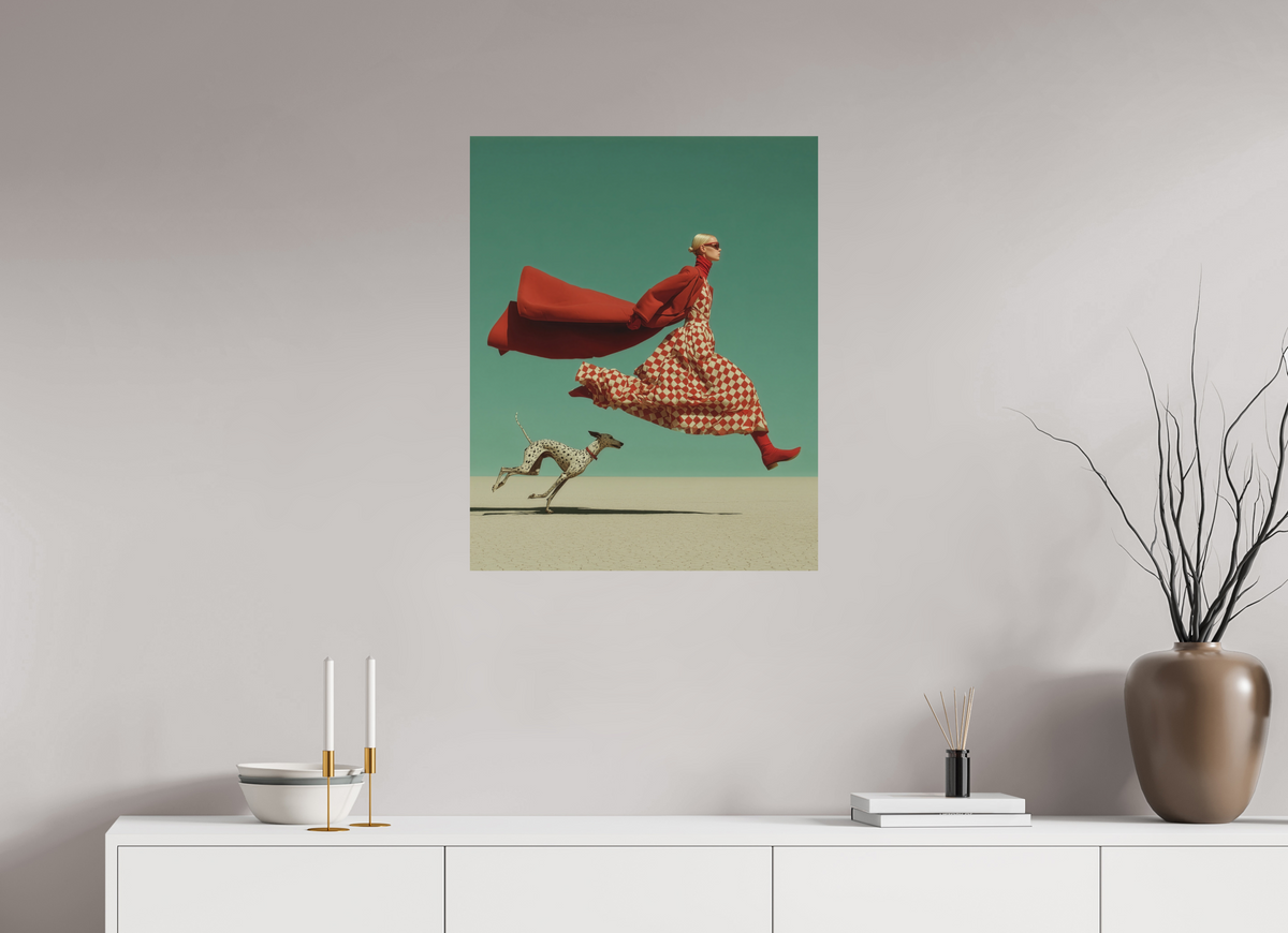 60 x 75 cm, Photo Print On Fuji Crystal DP II Red Horizon II