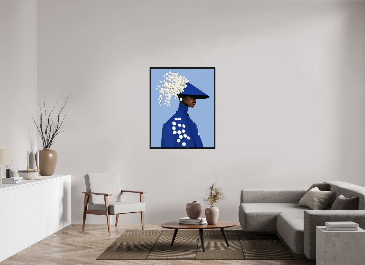 90 x 112,5 cm, Floater Frame Matisse Fashion XIX