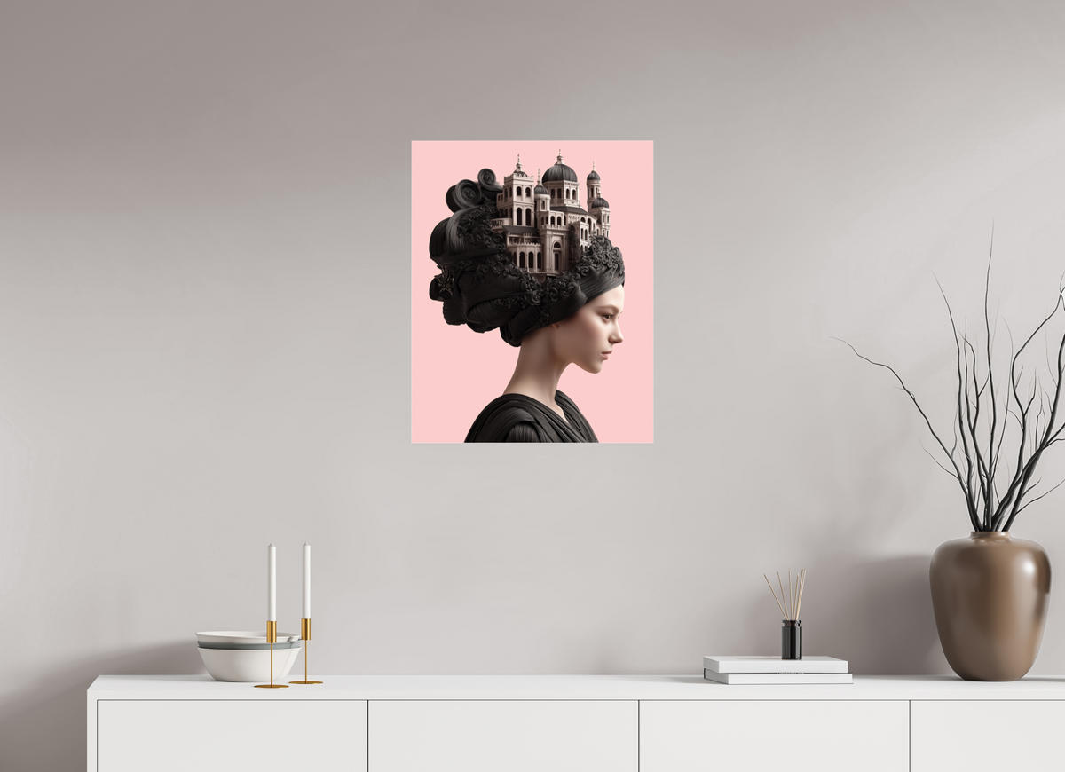 50 x 62,5 cm, Photo Print Under Acrylic Glass Hairdo XXIII