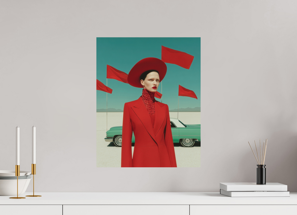 40 x 50 cm, Photo Print On Fuji Crystal DP II Red Horizon I