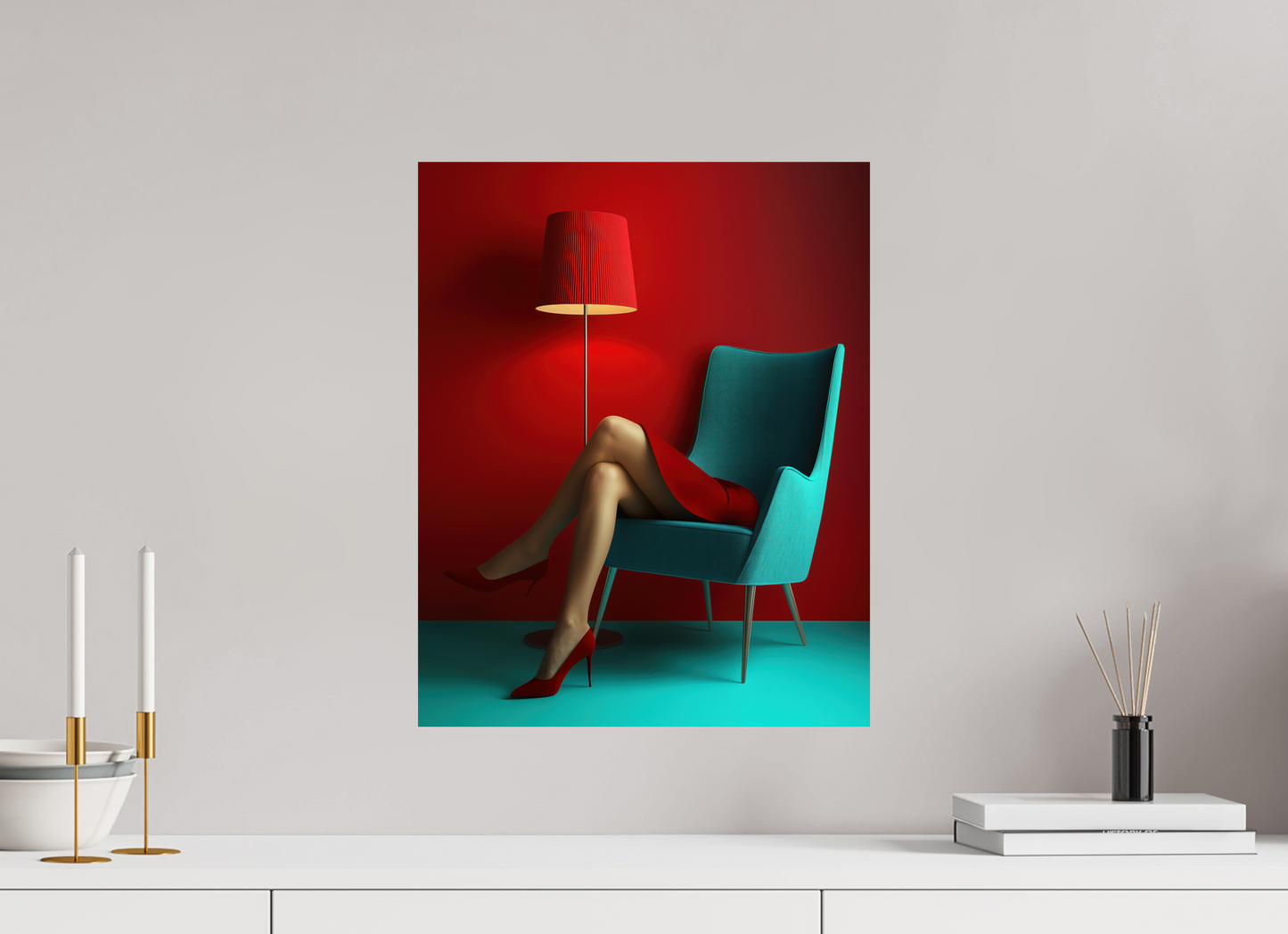40 x 50 cm, Photo Print On Fuji Crystal DP II Legs III