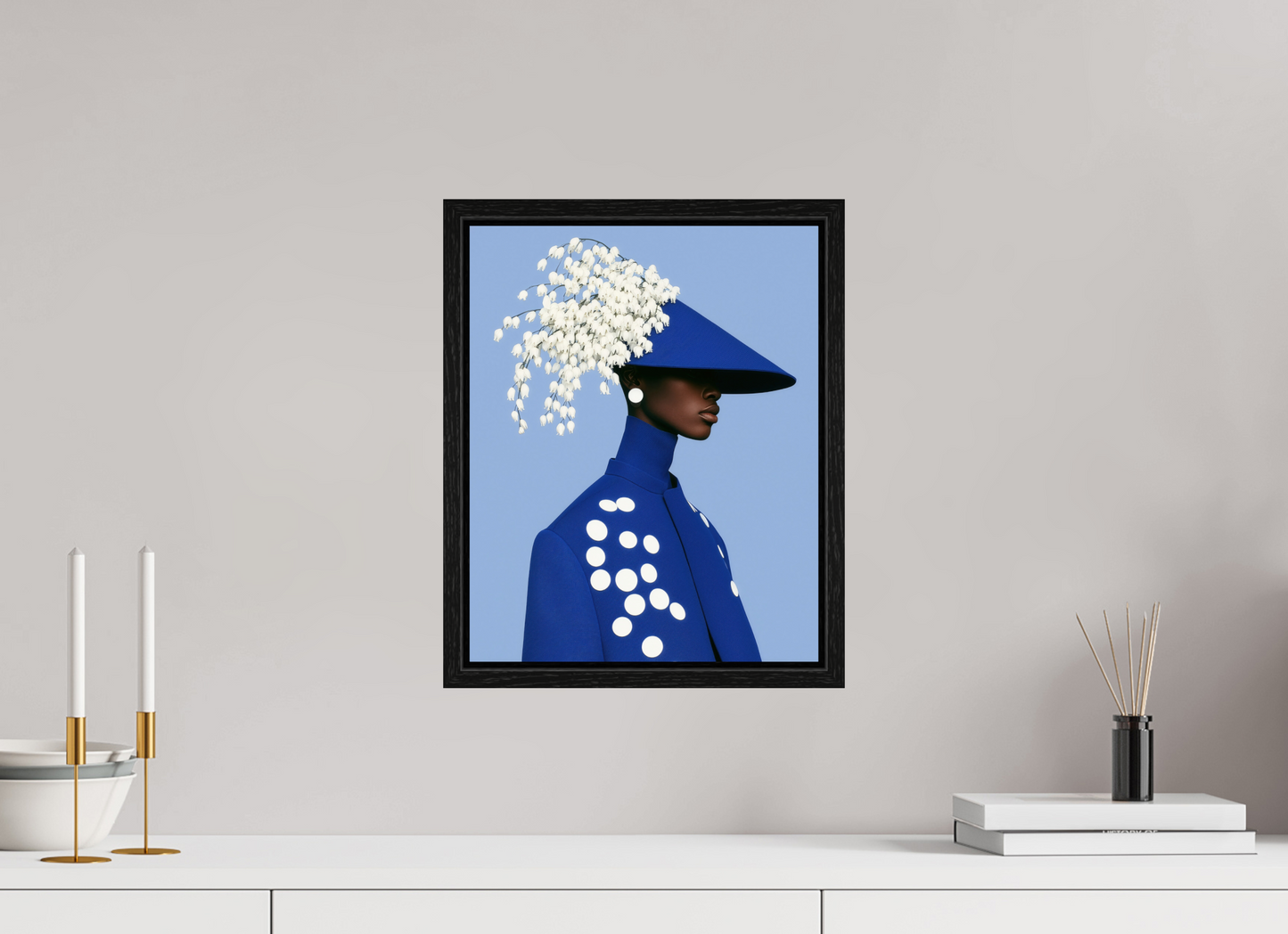30 x 37,5 cm, Floater Frame Matisse Fashion XIX