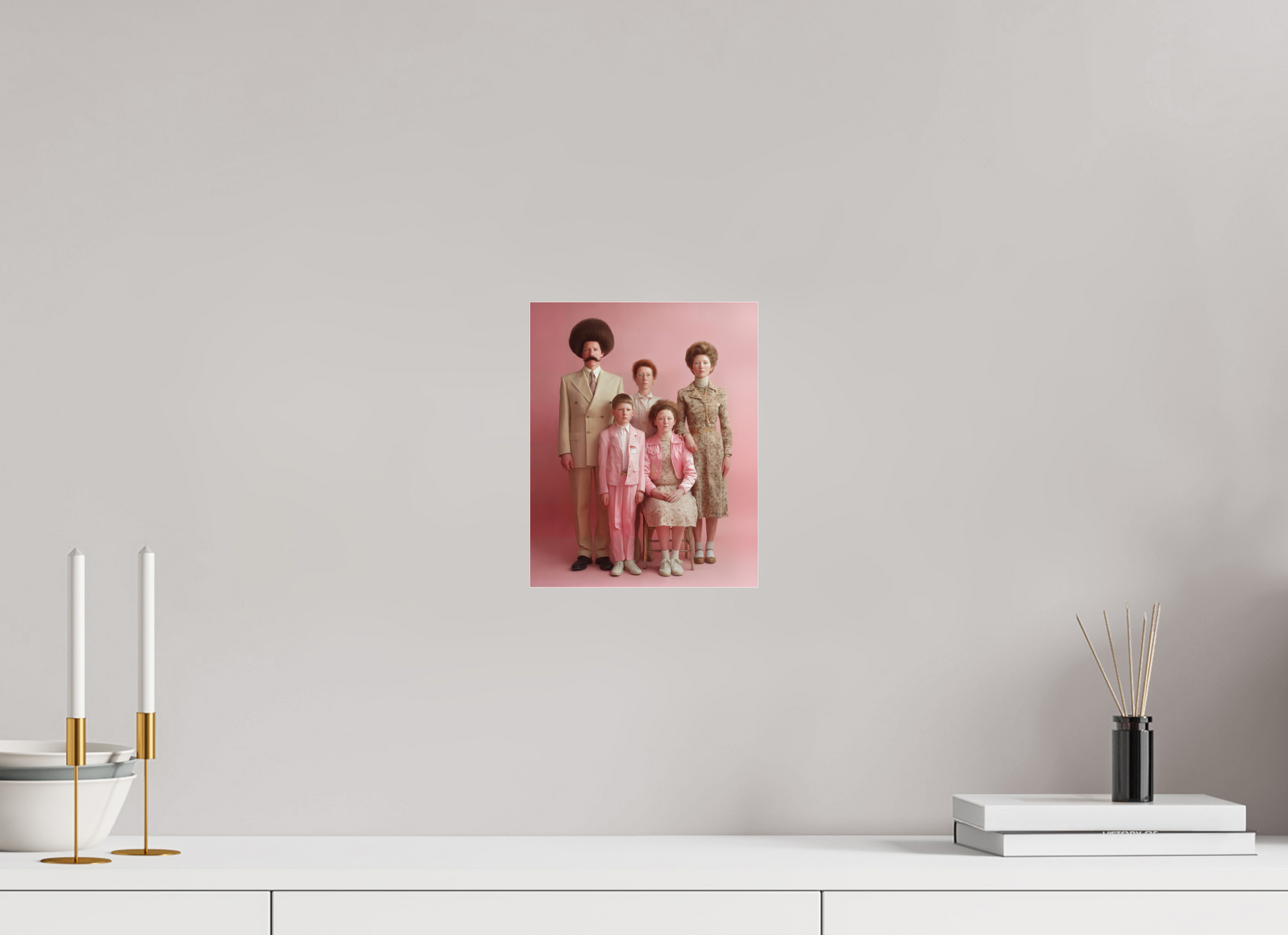 20 x 25 cm, Photo Print Under Acrylic Glass We are family V
