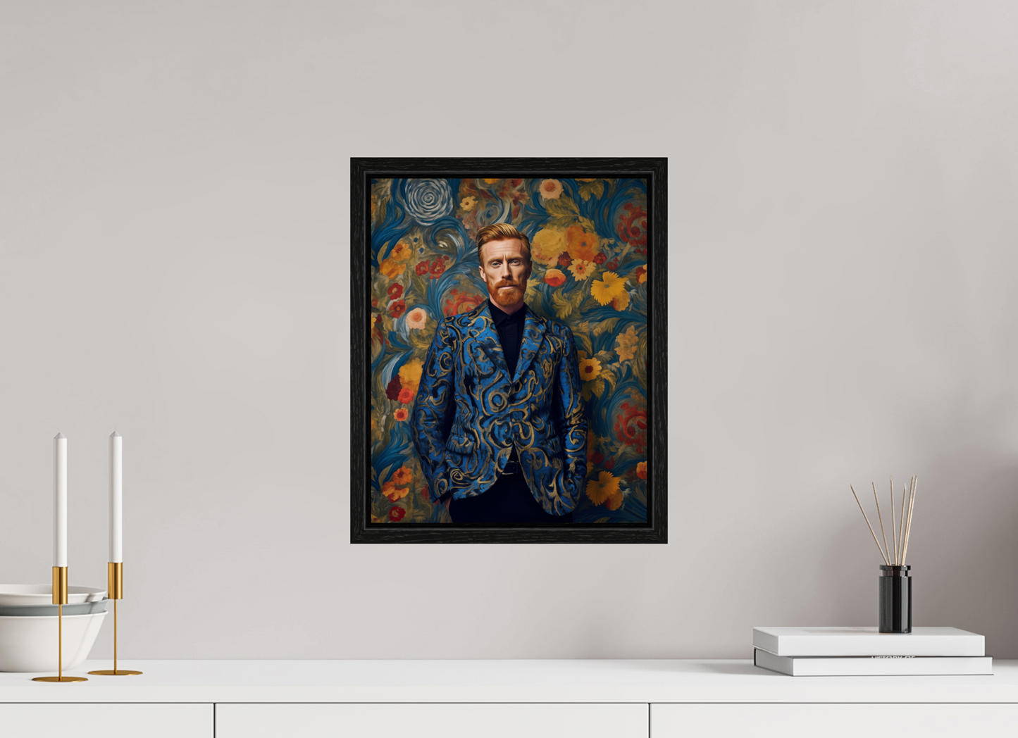 30 x 37,5 cm, Floater Frame Vincent VIII