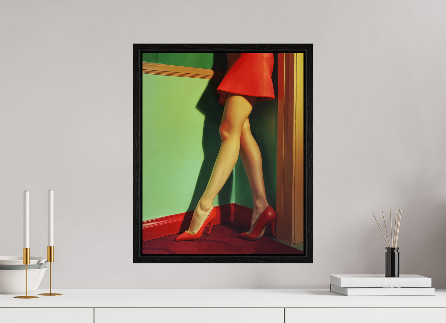 40 x 50 cm, Floater Frame Legs VI