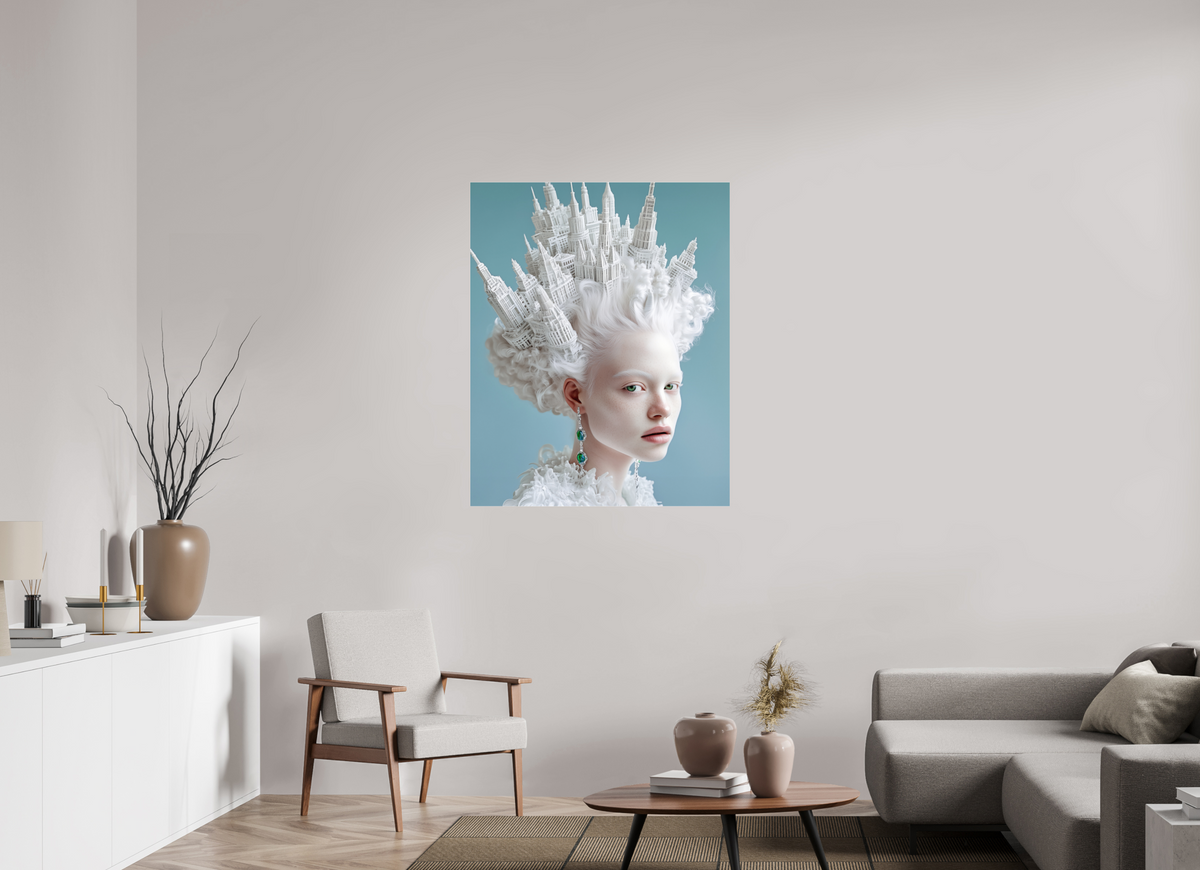 90 x 112,5 cm, Photo Print Under Acrylic Glass Hairdo XII