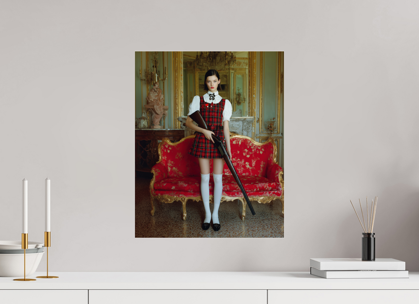 40 x 50 cm, Photo Print Under Acrylic Glass Hunting Season II