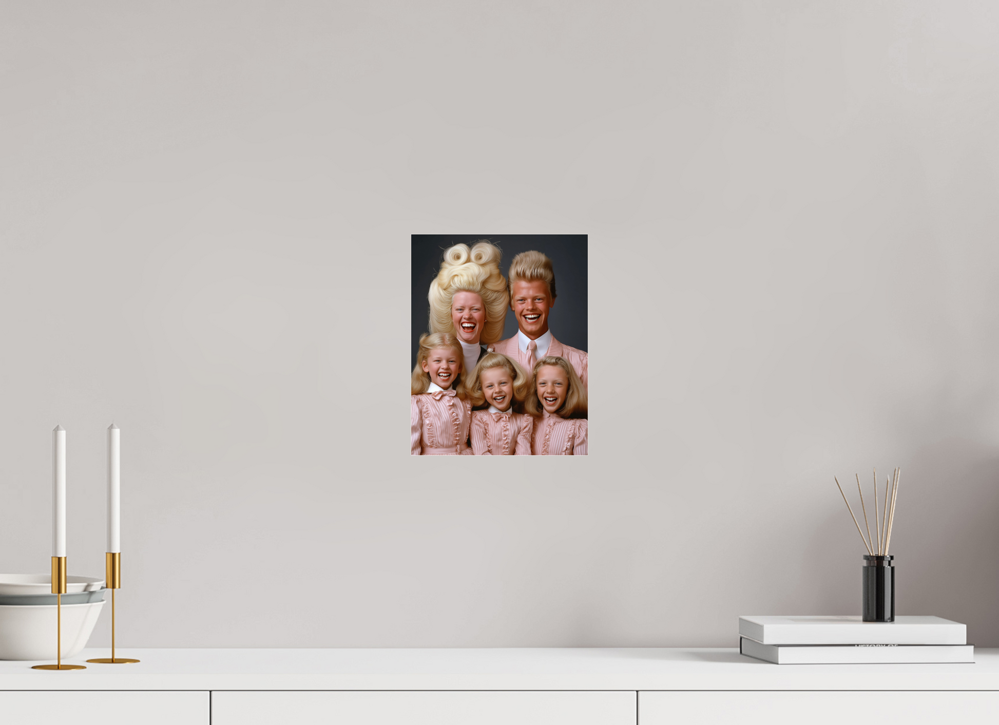 20 x 25 cm, Photo Print Under Acrylic Glass We are family