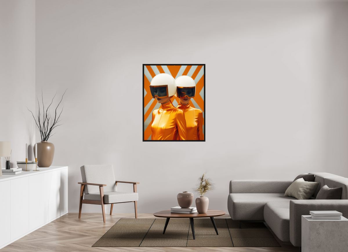 90 x 112,5 cm, Floater Frame Rollerball VIII