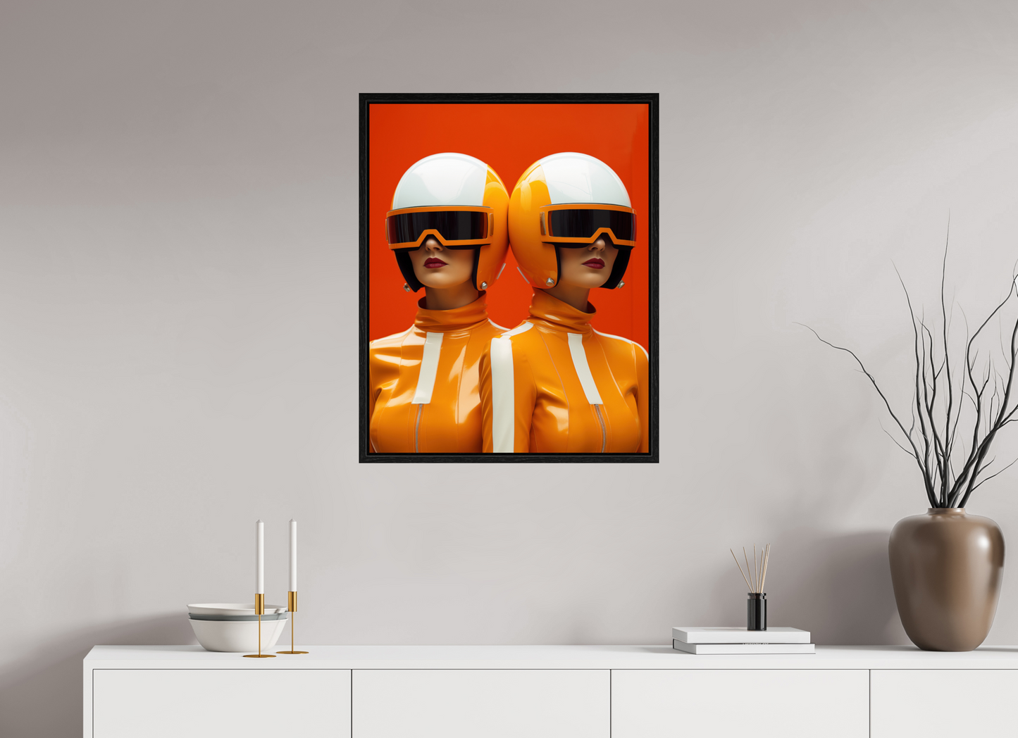 60 x 75 cm, Floater Frame Rollerball XVII