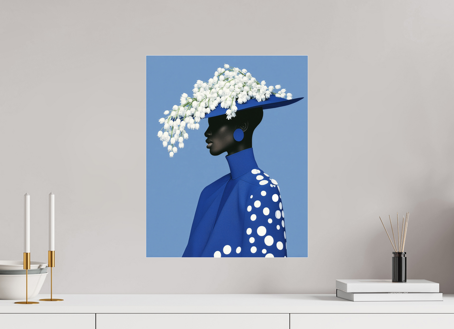 40 x 50 cm, Photo Print Under Acrylic Glass Matisse Fashion XVII