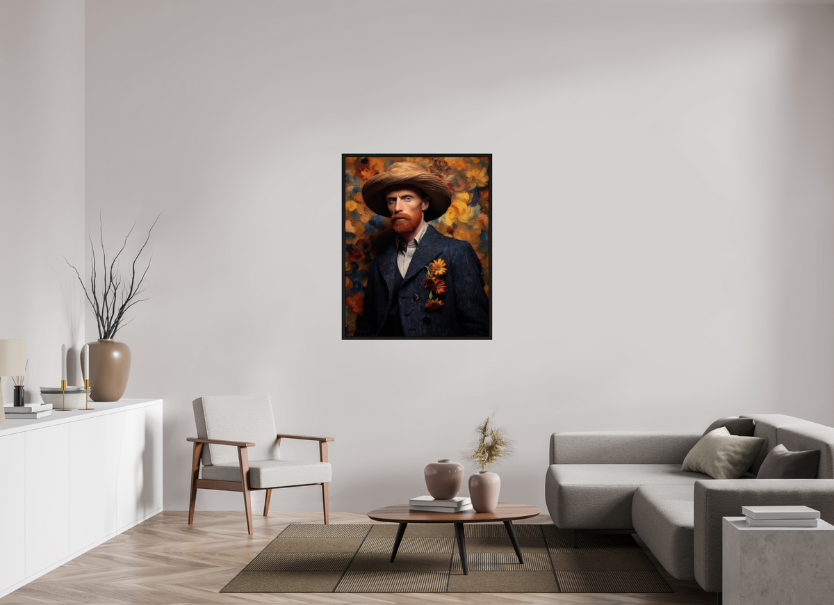 90 x 112,5 cm, Floater Frame Vincent X