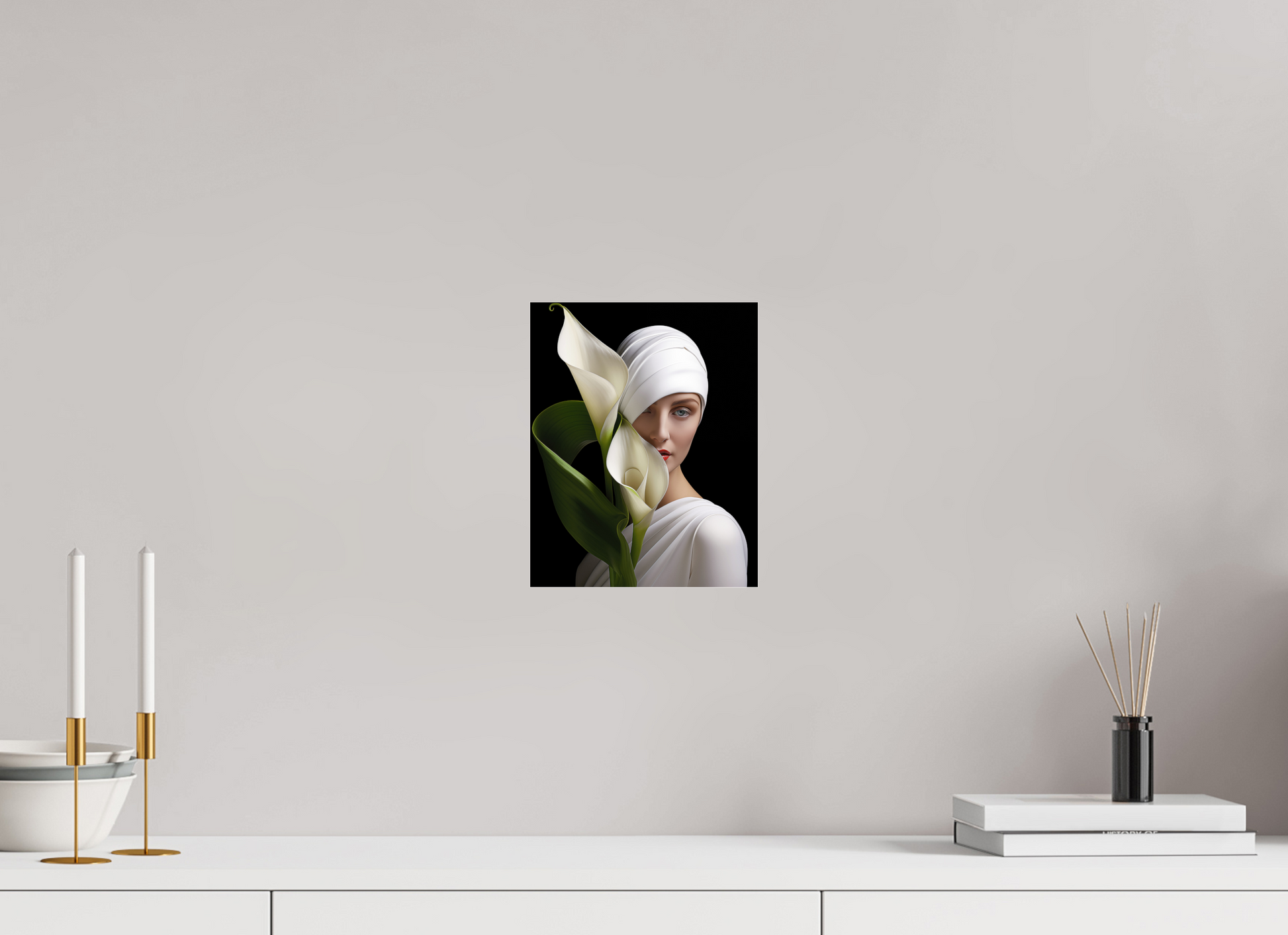 20 x 25 cm, Photo Print Under Acrylic Glass Calla III