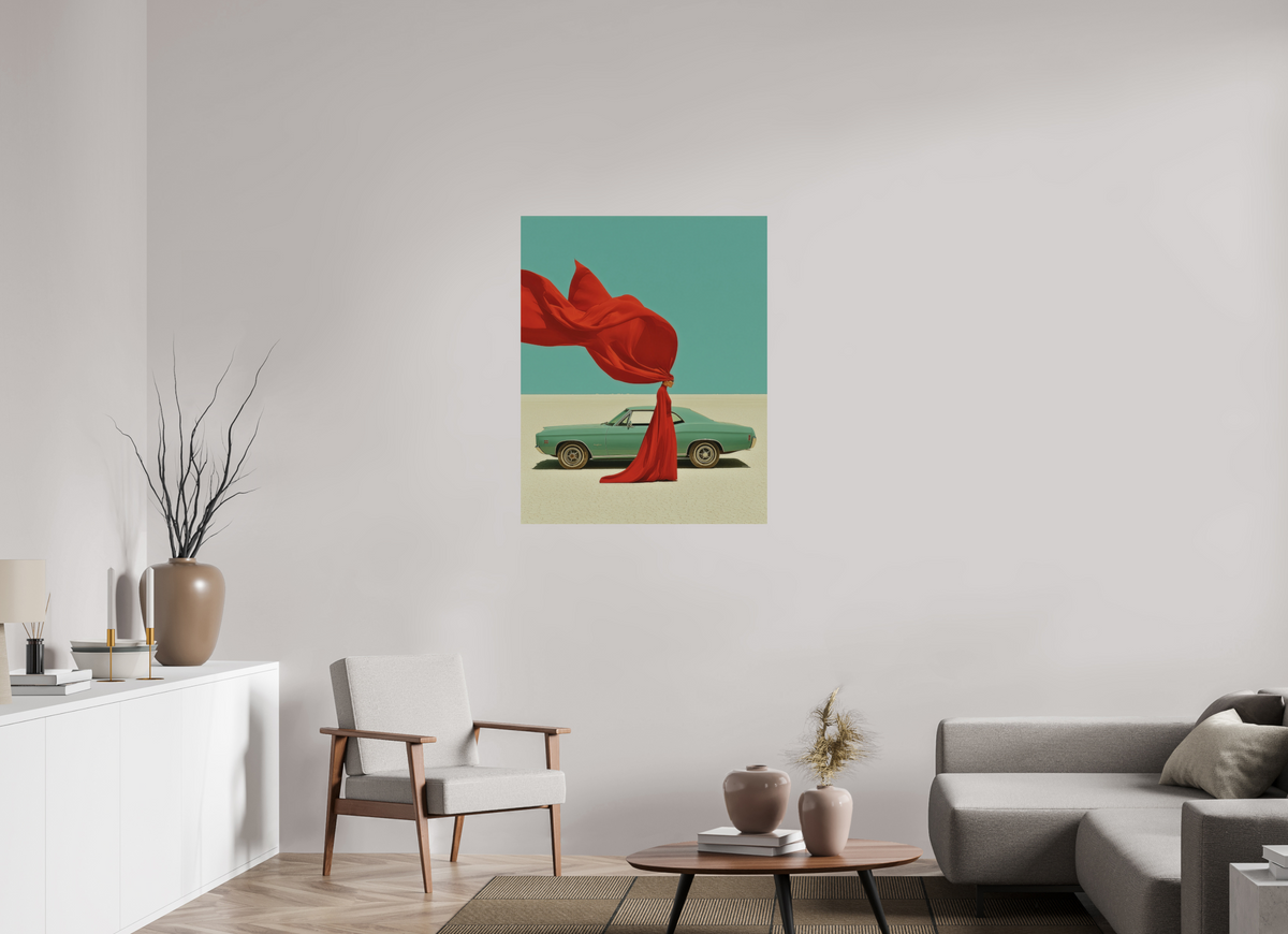 80 x 100 cm, Photo Print On Fuji Crystal DP II Red Horizon IV