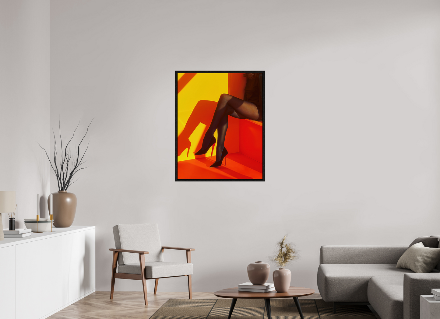 80 x 100 cm, Floater Frame Legs X