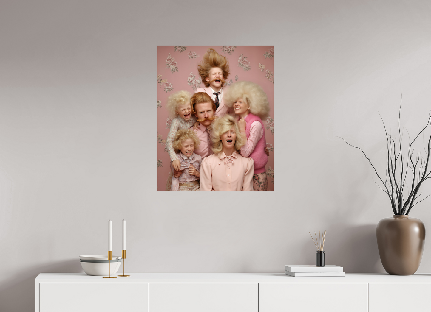 60 x 75 cm, Photo Print On Fuji Crystal DP II We are family II