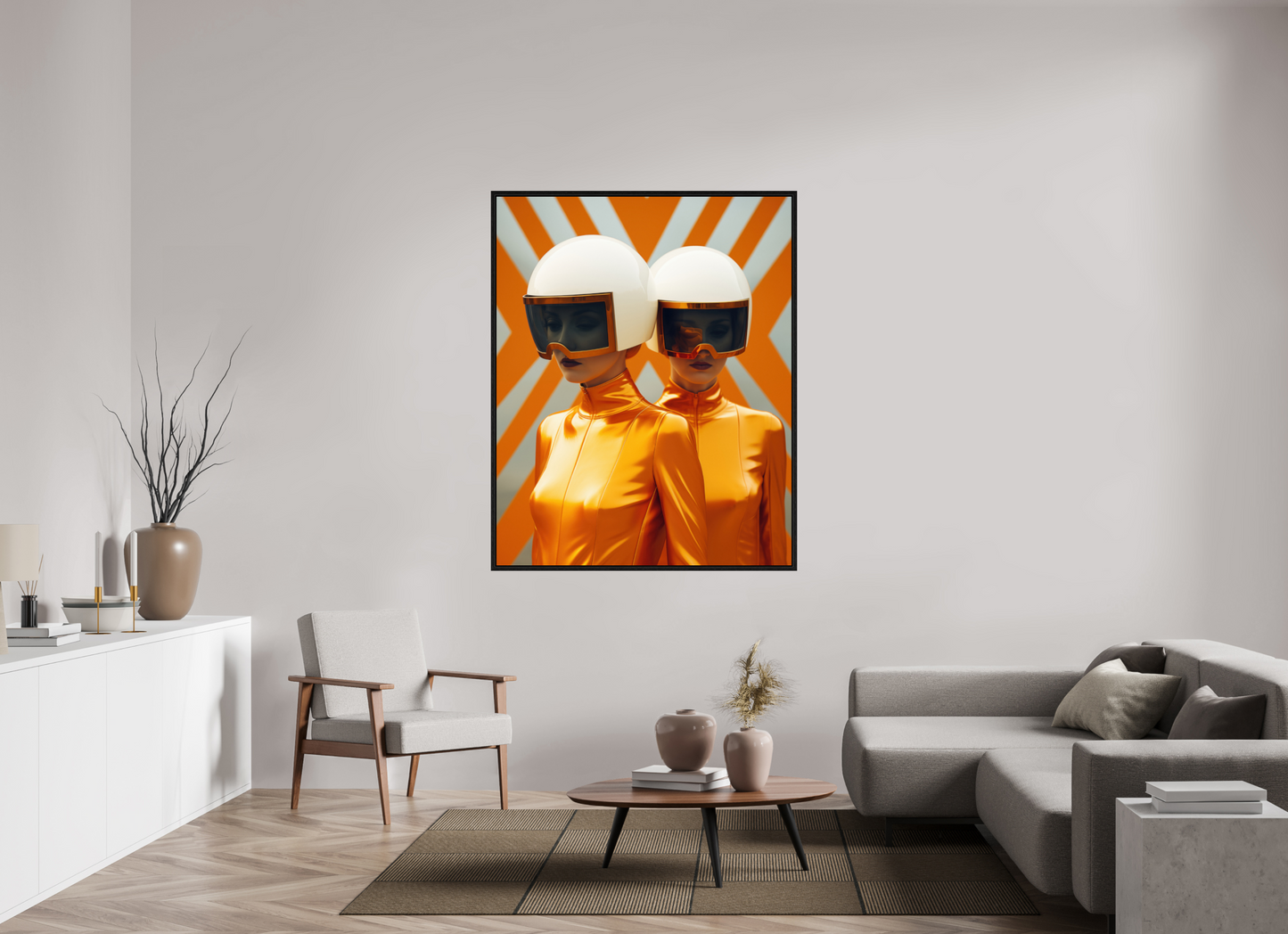120 x 150 cm, Floater Frame Rollerball VIII