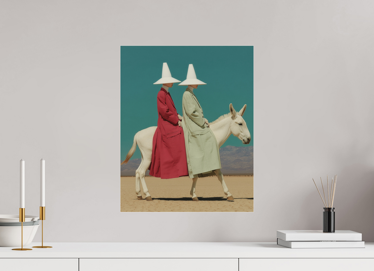 40 x 50 cm, Photo Print Under Acrylic Glass Red Horizon IV