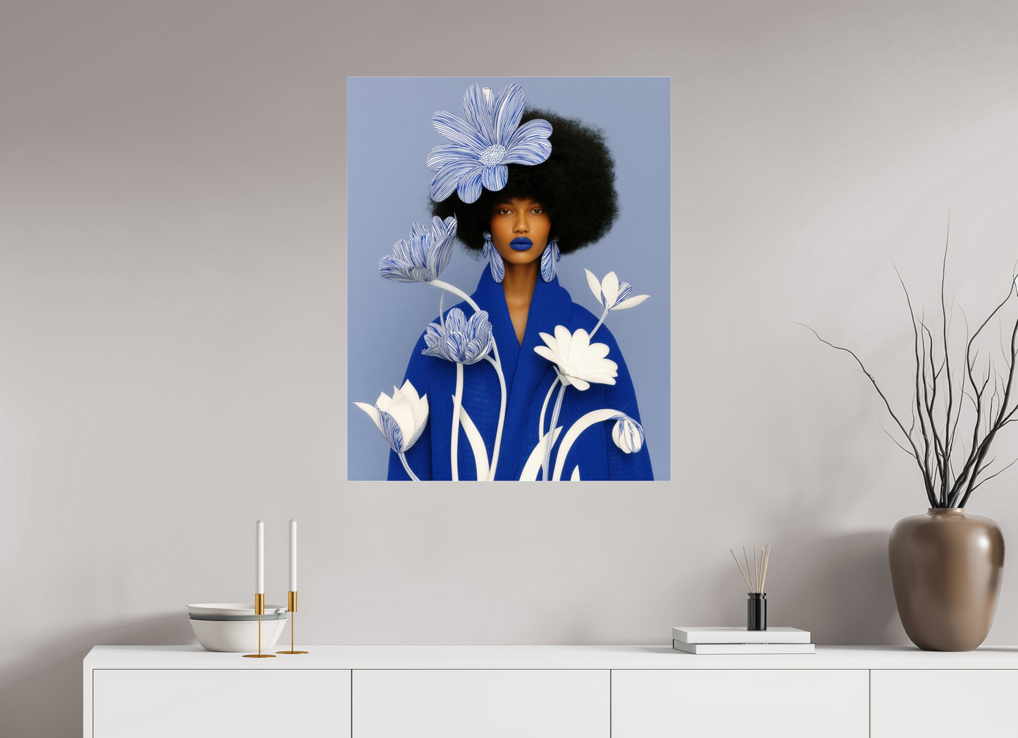 70 x 87,5 cm, Photo Print Under Acrylic Glass Matisse Fashion XI