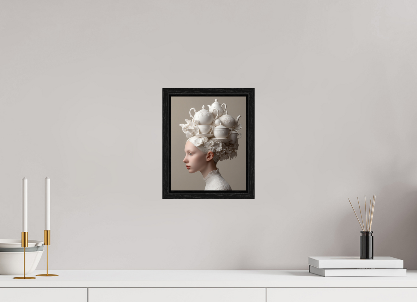 20 x 25 cm, Floater Frame Hairdo III