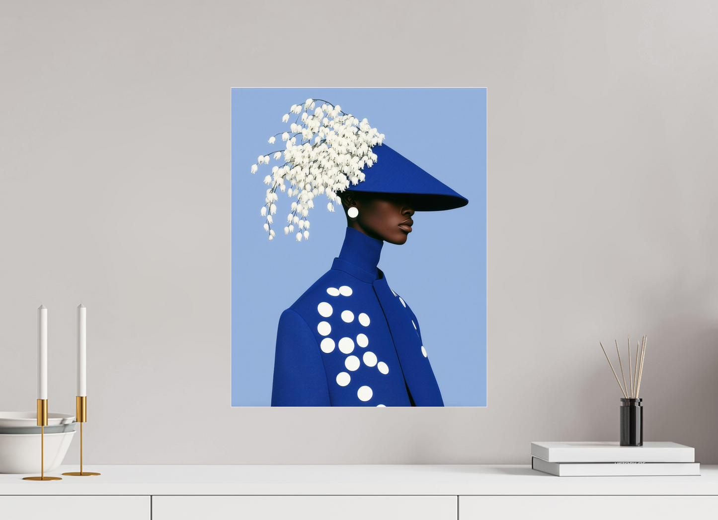 40 x 50 cm, Photo Print Under Acrylic Glass Matisse Fashion XIX