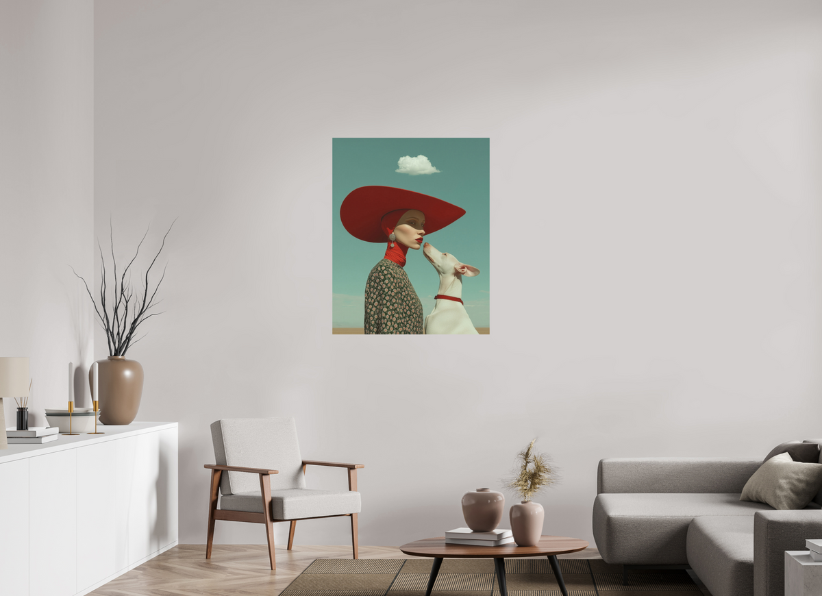 80 x 100 cm, Photo Print On Fuji Crystal DP II Red Horizon VII