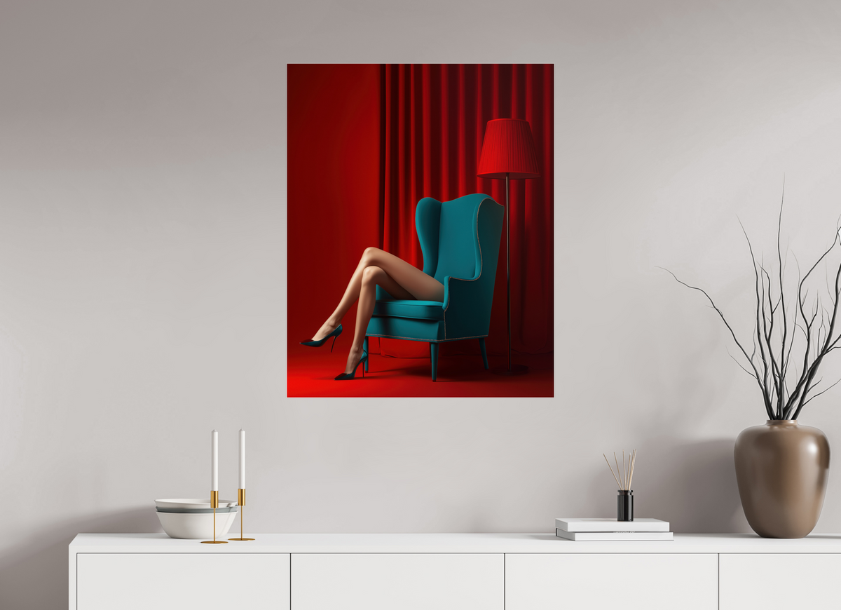 70 x 87,5 cm, Photo Print Under Acrylic Glass Legs IV