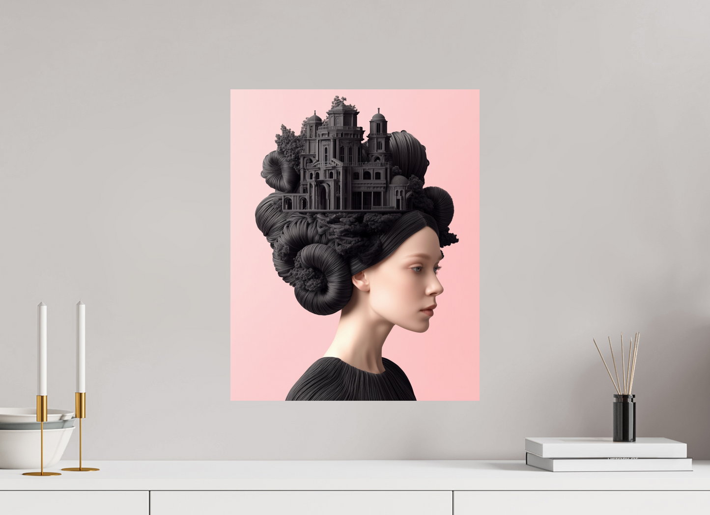 40 x 50 cm, Photo Print On Fuji Crystal DP II Hairdo IXX