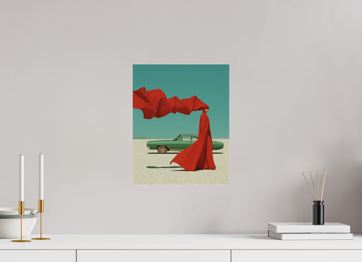 30 x 37,5 cm, Photo Print Under Acrylic Glass Red Horizon XVI