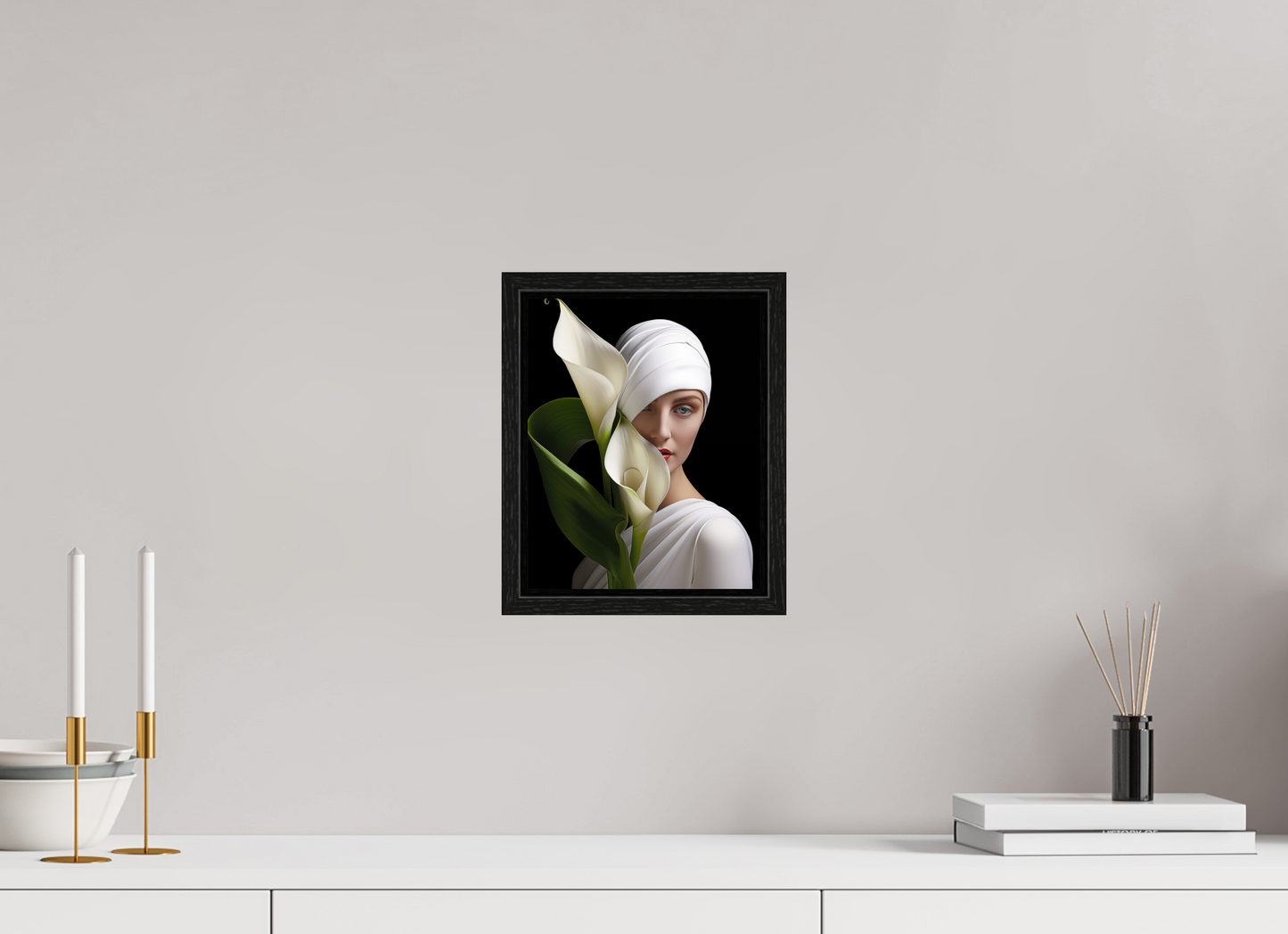 20 x 25 cm, Floater Frame Calla III