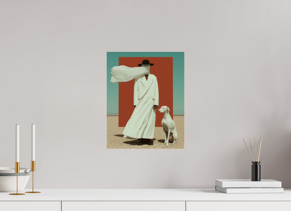 30 x 37,5 cm, Photo Print Under Acrylic Glass Red Horizon VIII