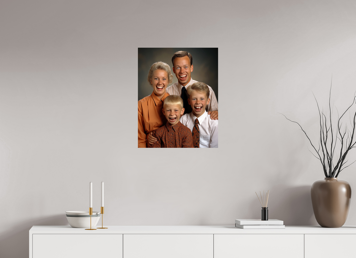 50 x 62,5 cm, Photo Print On Fuji Crystal DP II We are family VI