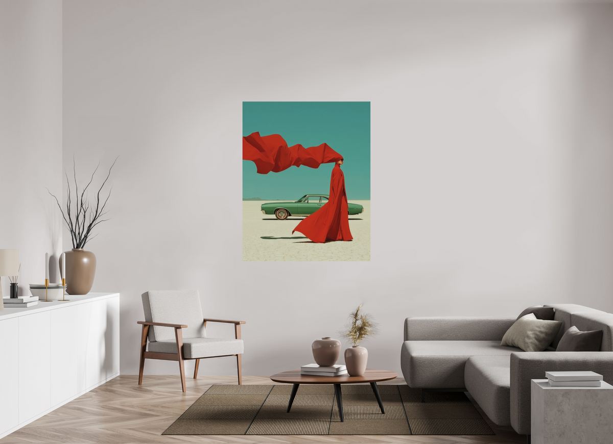110 x 137,5 cm, Photo Print On Fuji Crystal DP II Red Horizon XVI