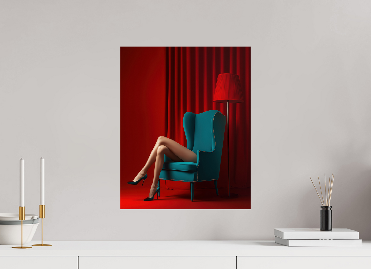 40 x 50 cm, Photo Print On Fuji Crystal DP II Legs IV