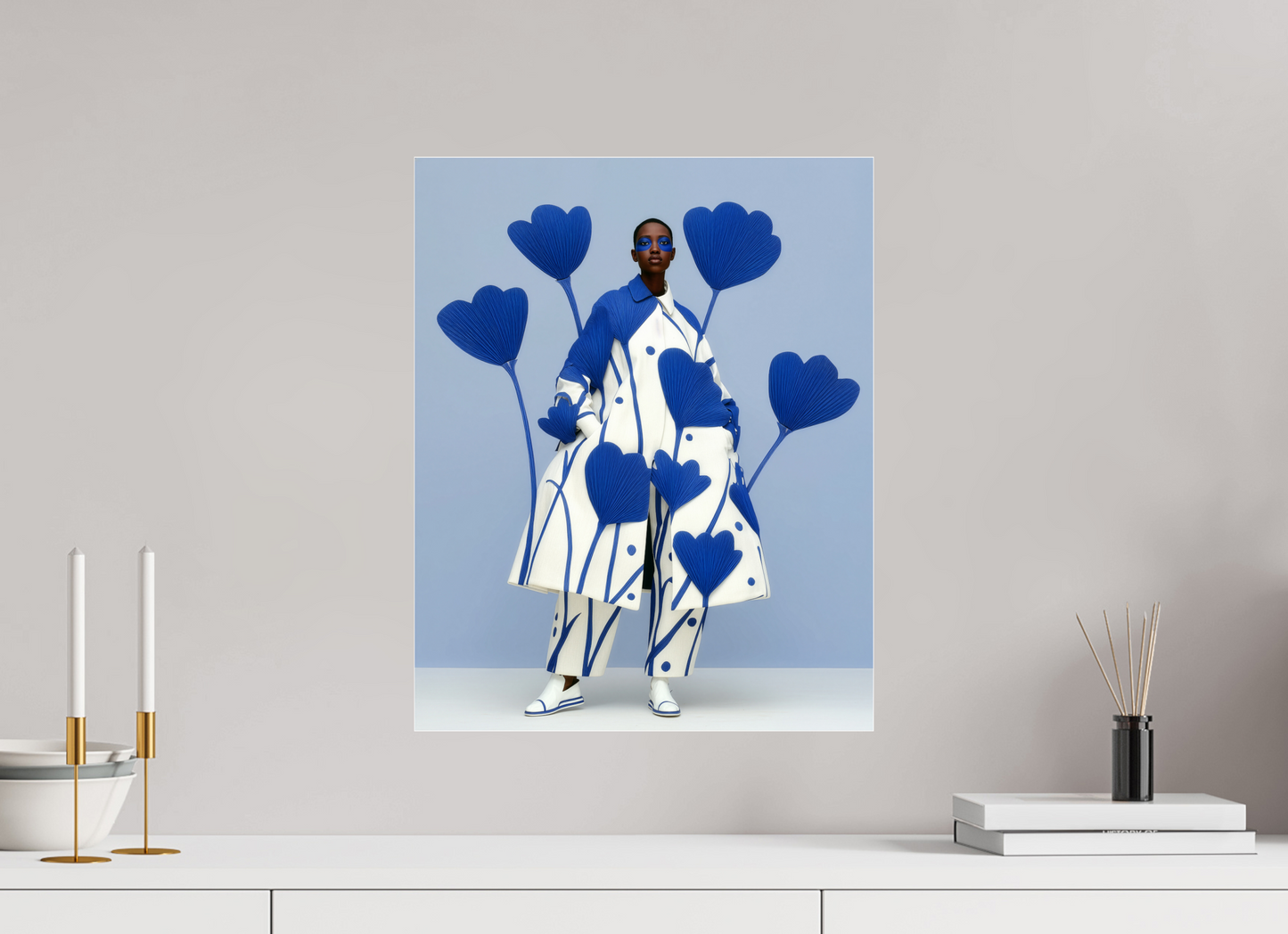 40 x 50 cm, Photo Print Under Acrylic Glass Matisse Fashion XXII